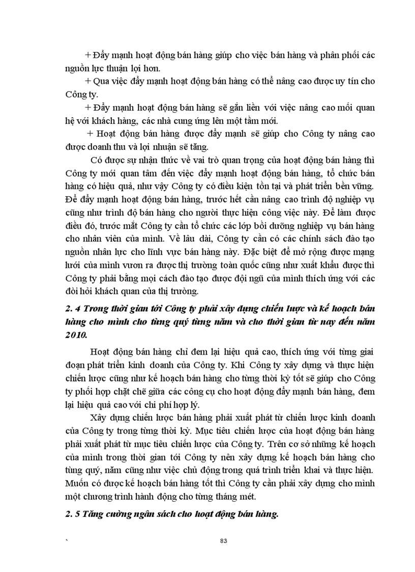 image for page Phân tích thực trạng hoạt động bán hàng đối với sản phẩm đường của công ty thực phẩm