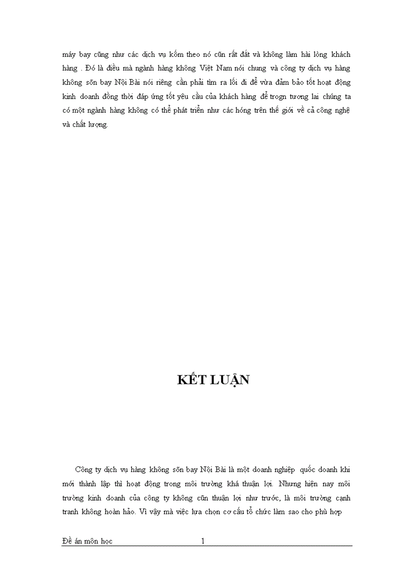 image for page Việc lựa chọn cơ cấu tổ chức của công ty dịch vụ hàng không sân bay Nội Bài NASCO và mức độ phù hợp của cơ cấu tổ chức đó với chiến lược kinh doanh mà công ty theo đuổi trong tình hình cạnh tranh gay gắt của cơ chế thị trường