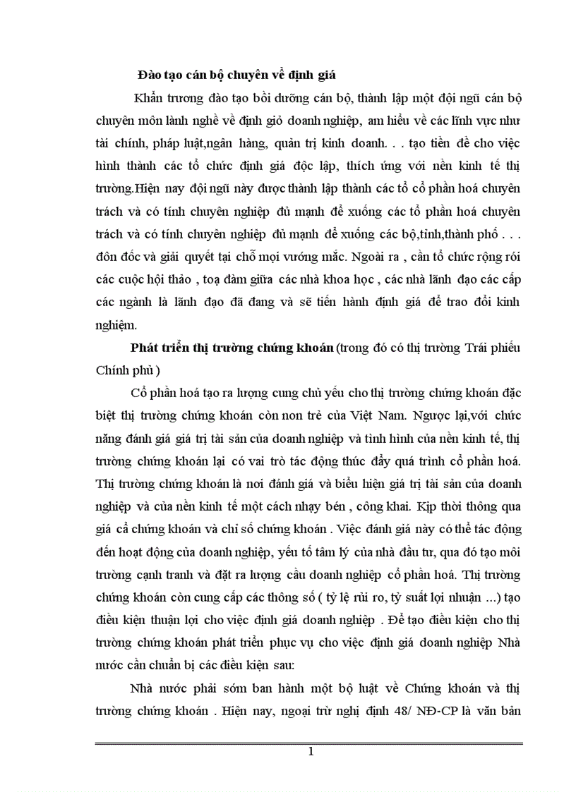 image for page Xác định giá trị doanh nghiệp trong quá trình cổ phần hoá