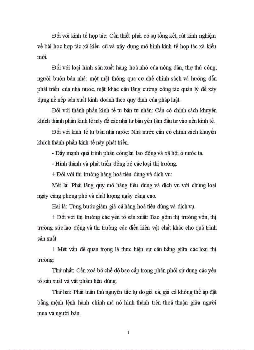 image for page Sự cần thiết khách quan và giải pháp phát triển kinh tế thị trường có sự quản lý của nhà nước theo định hướng XHCN 1