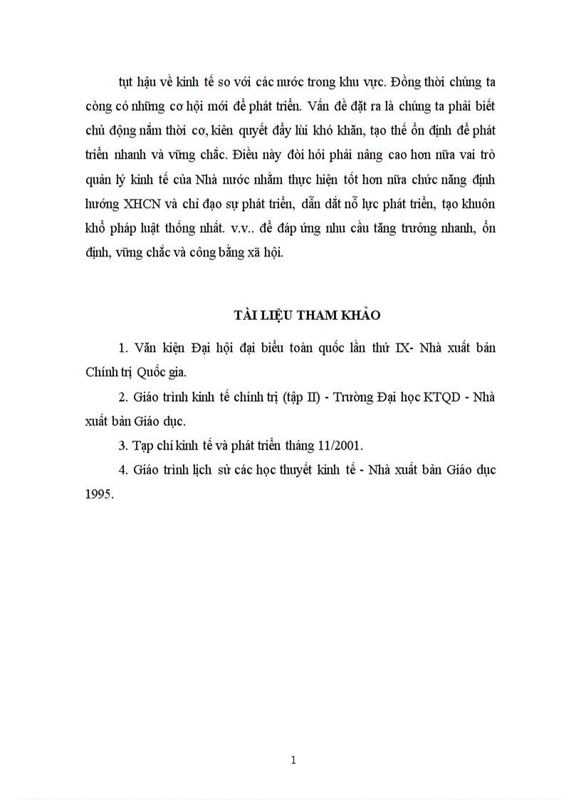 image for page Sự cần thiết khách quan và giải pháp phát triển kinh tế thị trường có sự quản lý của nhà nước theo định hướng XHCN 1