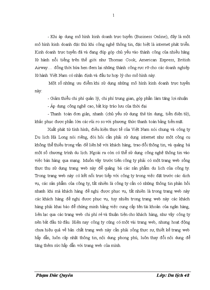 image for page Hoàn thiện chính sách phân phối tại công ty TNHH Du lịch và Dịch vụ Hà Long