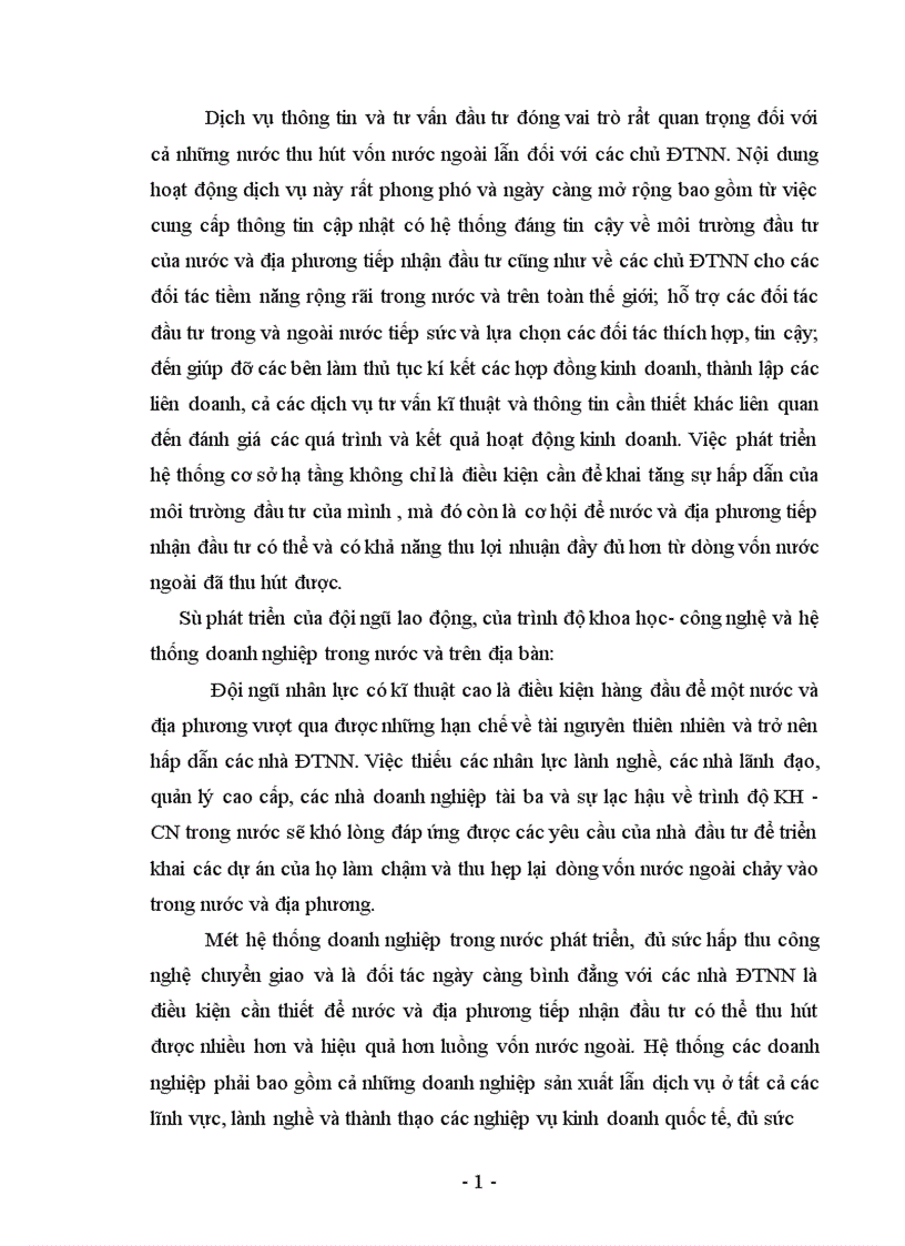 image for page Thực trạng và giải pháp để huy động và sử dụng có hiệu quả nguồn đầu tư của nước ngoài vào nước ta 1