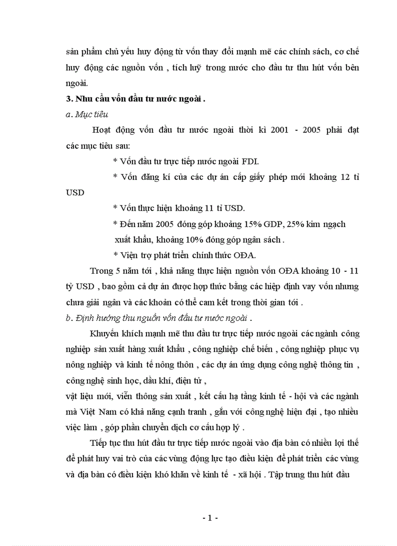 image for page Thực trạng và giải pháp để huy động và sử dụng có hiệu quả nguồn đầu tư của nước ngoài vào nước ta 1