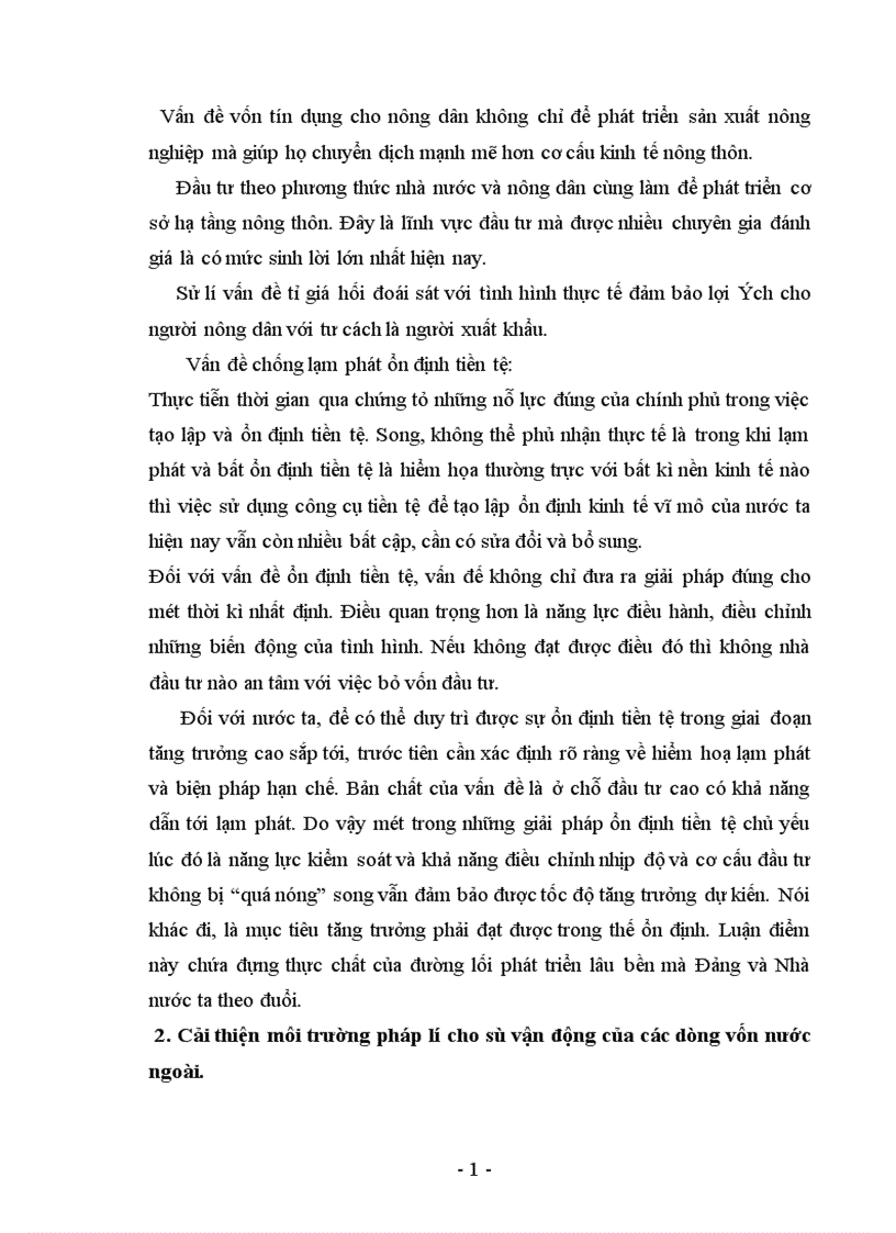image for page Thực trạng và giải pháp để huy động và sử dụng có hiệu quả nguồn đầu tư của nước ngoài vào nước ta 1