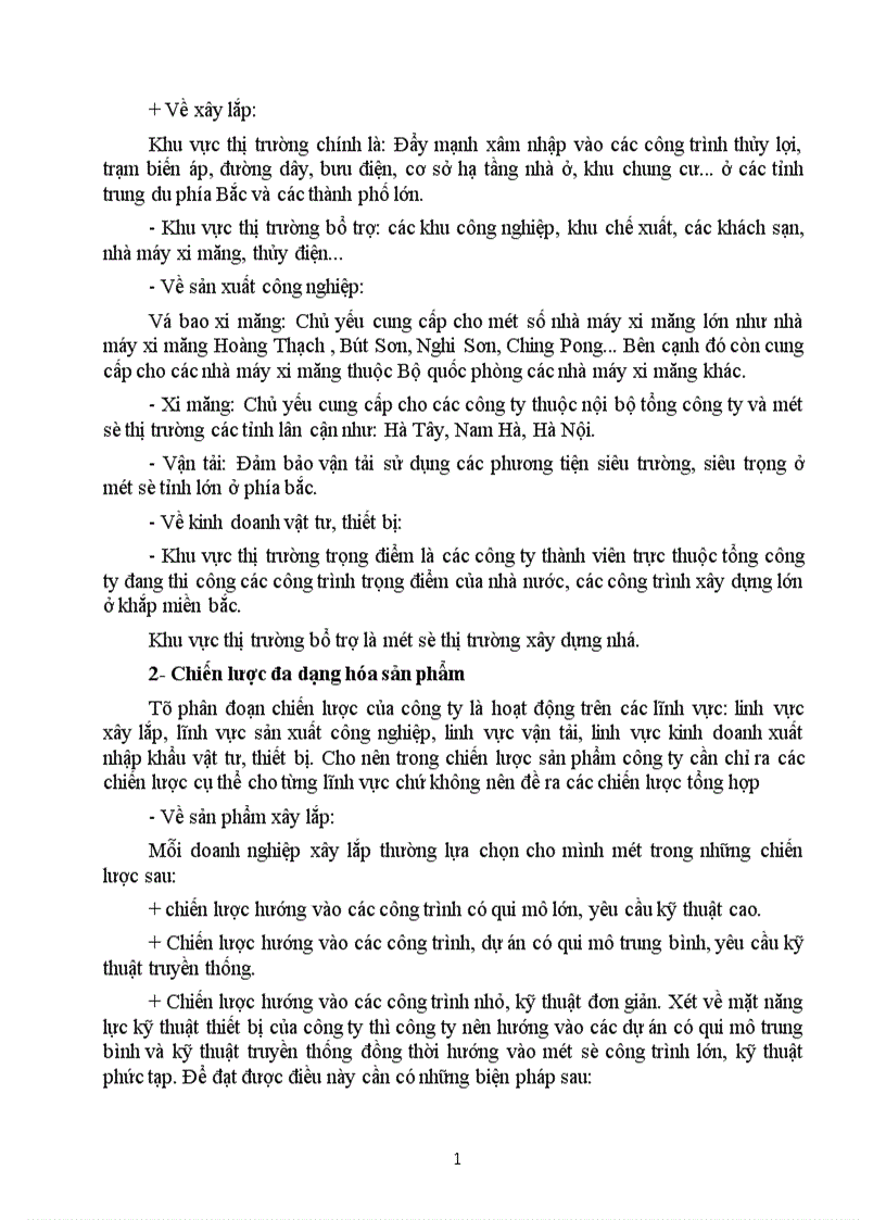 image for page Một số biện pháp chủ yếu nhằm góp phần hoàn thiện quá trình xây dựng chiến lược kinh doanh ở Công ty Xây lắp Vật tư Vận tải Sông Đà 12