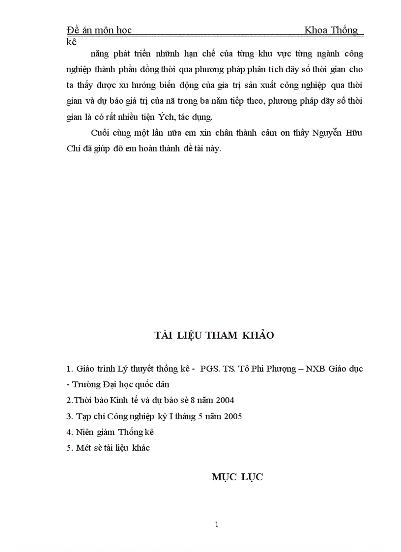 image for page Vận dụng phương pháp dãy số thời gían để phân tích biến động của giá trị sản xuất công nghiệp Việt Nam từ năm 1995 2003 và dự báo giá trị sản xuất công nghiệp trong các năm tiếp theo