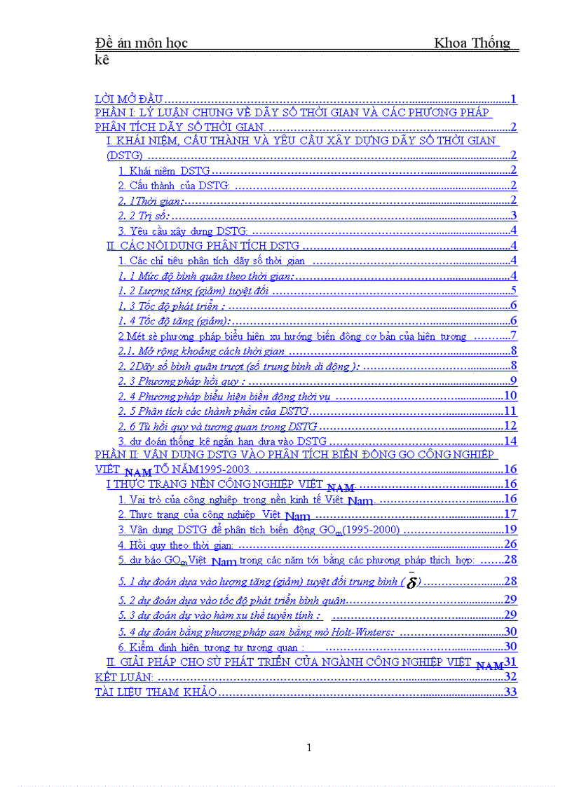 image for page Vận dụng phương pháp dãy số thời gían để phân tích biến động của giá trị sản xuất công nghiệp Việt Nam từ năm 1995 2003 và dự báo giá trị sản xuất công nghiệp trong các năm tiếp theo