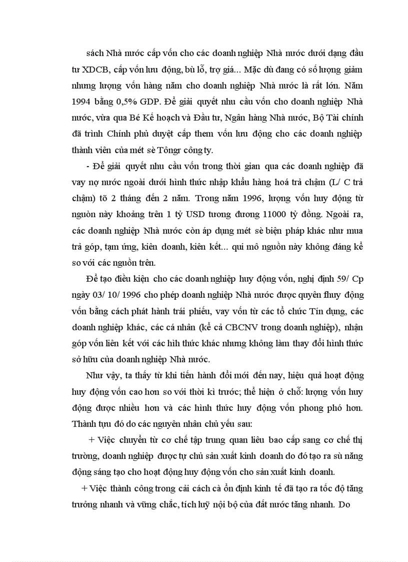 image for page Những hoạt động huy động vốn và các giải pháp huy động vốn cho các doanh nghiệp Nhà nước ở nước ta hiện nay