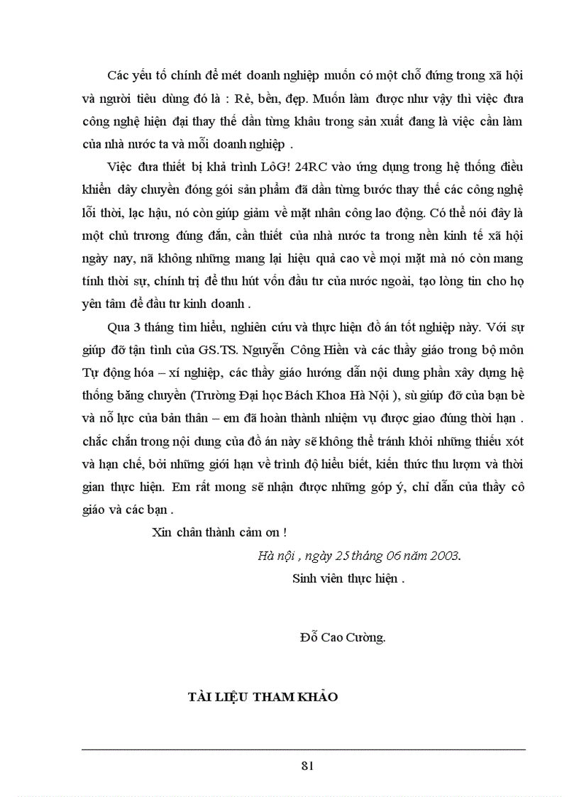 image for page xây dựng hệ thống điều khiển đóng gói sản phẩm dùng thiết bị điều khiển khả trình logo 24r