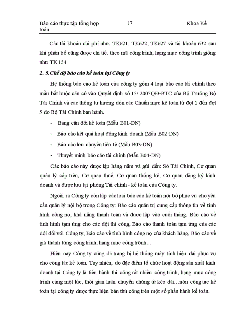 image for page Báo cáo thực tập tổng hợp của công ty CP Tư vấn Mỏ và Công nghiệp