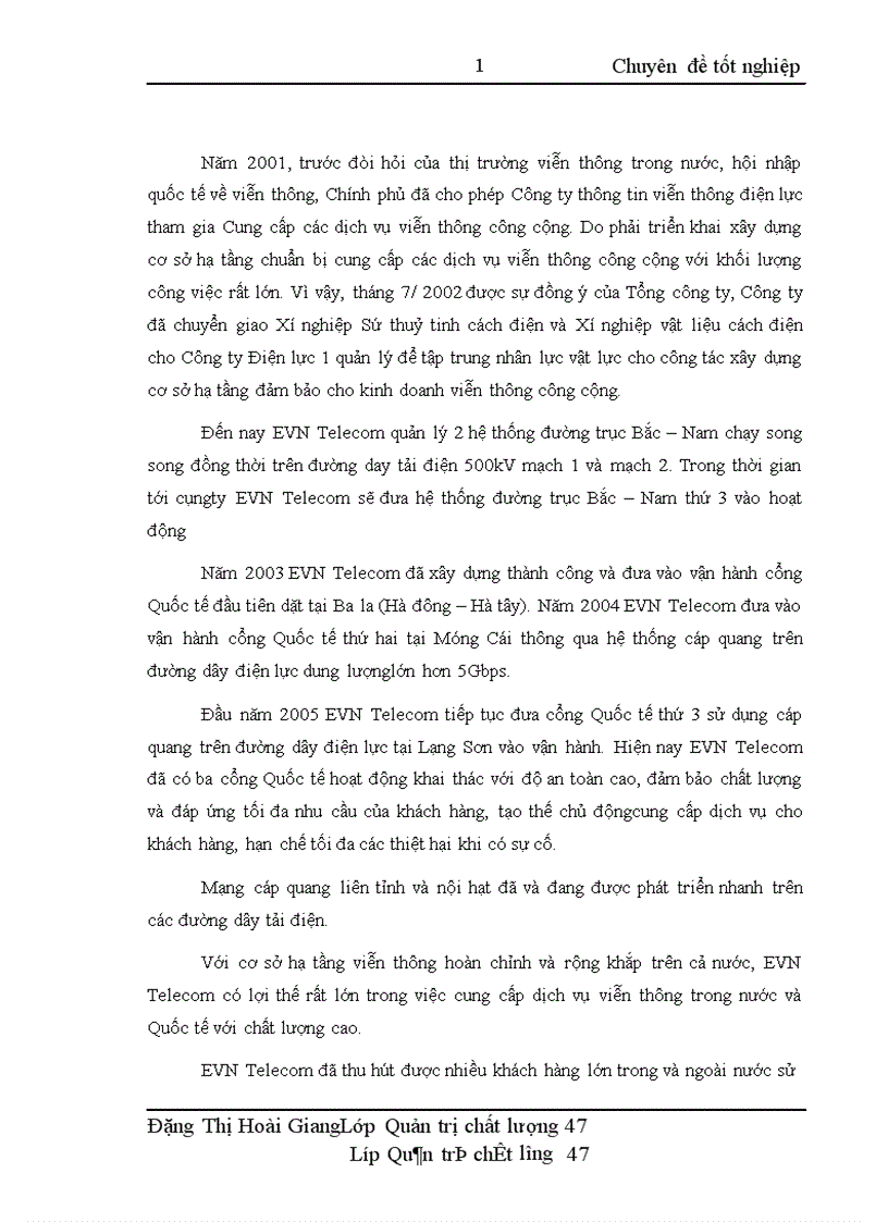 image for page Nâng cao chất lượng dịch vụ nhằm tăng cường khả năng cạnh tranh của Công ty thông tin viễn thông điện lực