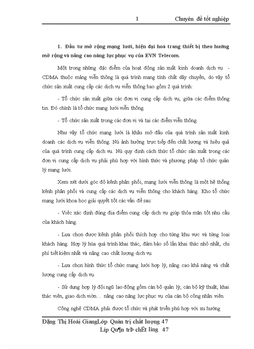 image for page Nâng cao chất lượng dịch vụ nhằm tăng cường khả năng cạnh tranh của Công ty thông tin viễn thông điện lực