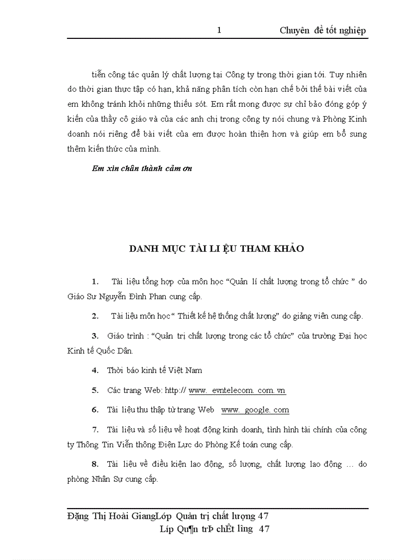 image for page Nâng cao chất lượng dịch vụ nhằm tăng cường khả năng cạnh tranh của Công ty thông tin viễn thông điện lực