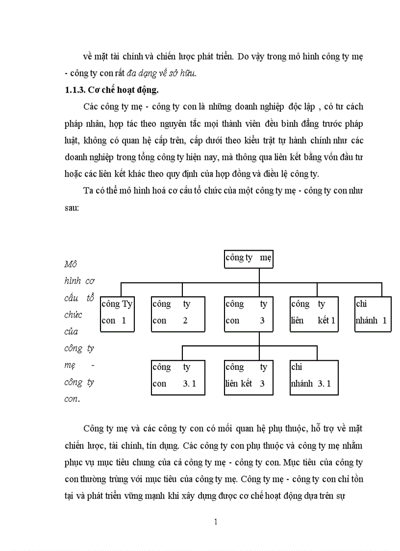 image for page Tính tất yếu khách quan và con đường hình thành công ty mẹ công ty con ở Việt Nam 1