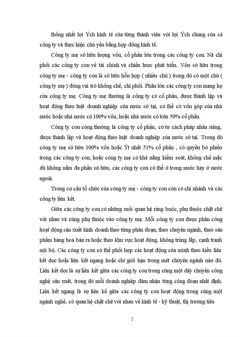 image for page Tính tất yếu khách quan và con đường hình thành công ty mẹ công ty con ở Việt Nam 1