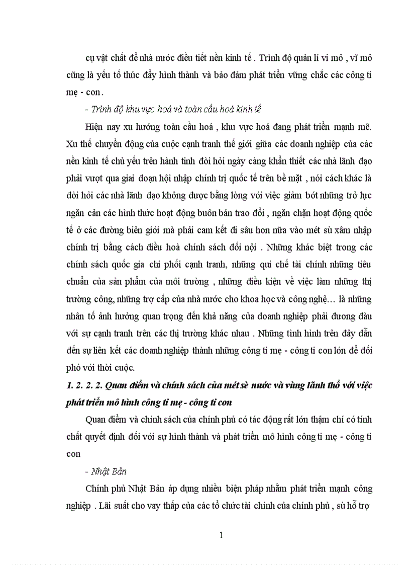 image for page Tính tất yếu khách quan và con đường hình thành công ty mẹ công ty con ở Việt Nam 1