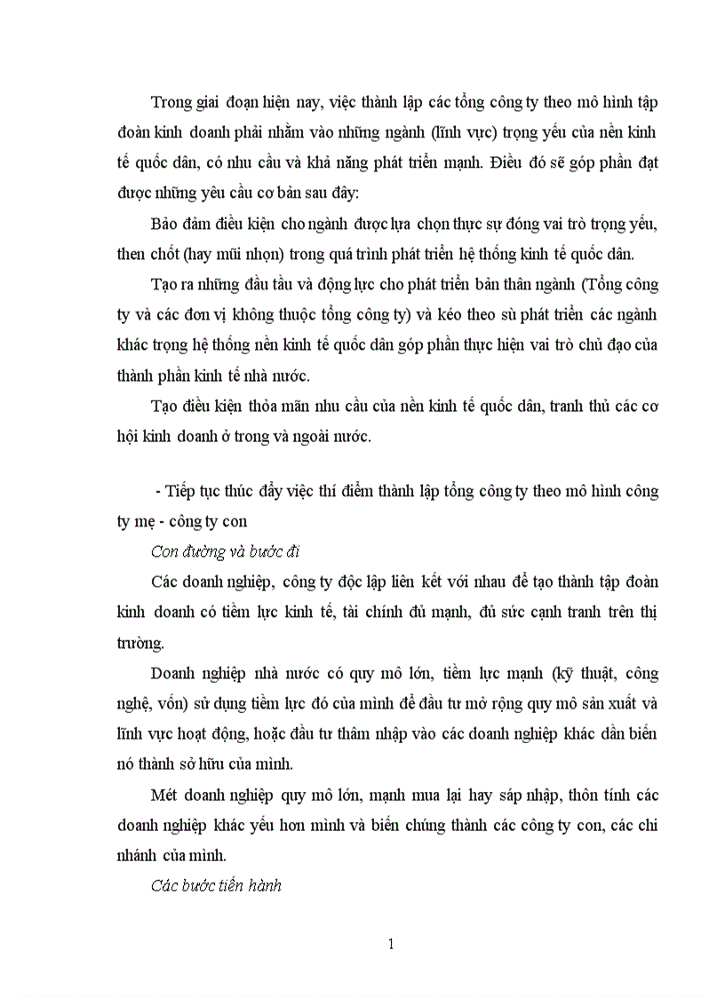 image for page Tính tất yếu khách quan và con đường hình thành công ty mẹ công ty con ở Việt Nam 1