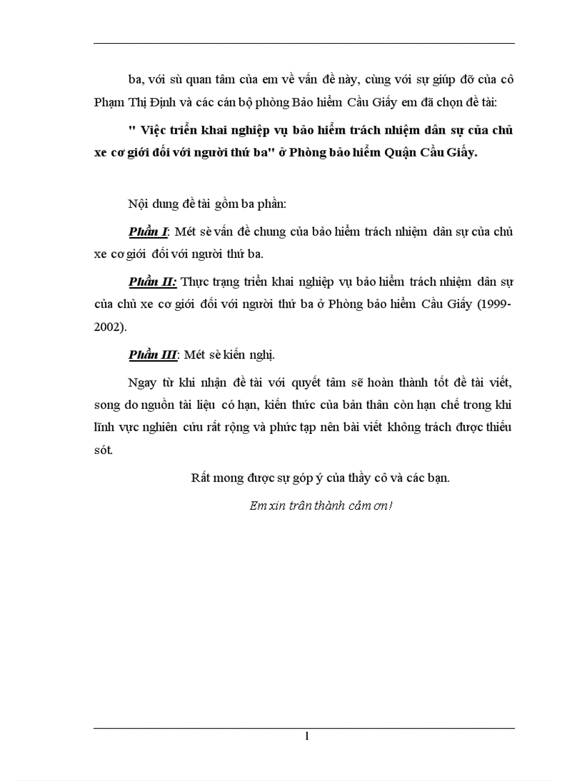 image for page Việc triển khai nghiệp vụ bảo hiểm trách nhiệm dân sự của chủ xe cơ giới đối với người thứ ba 1