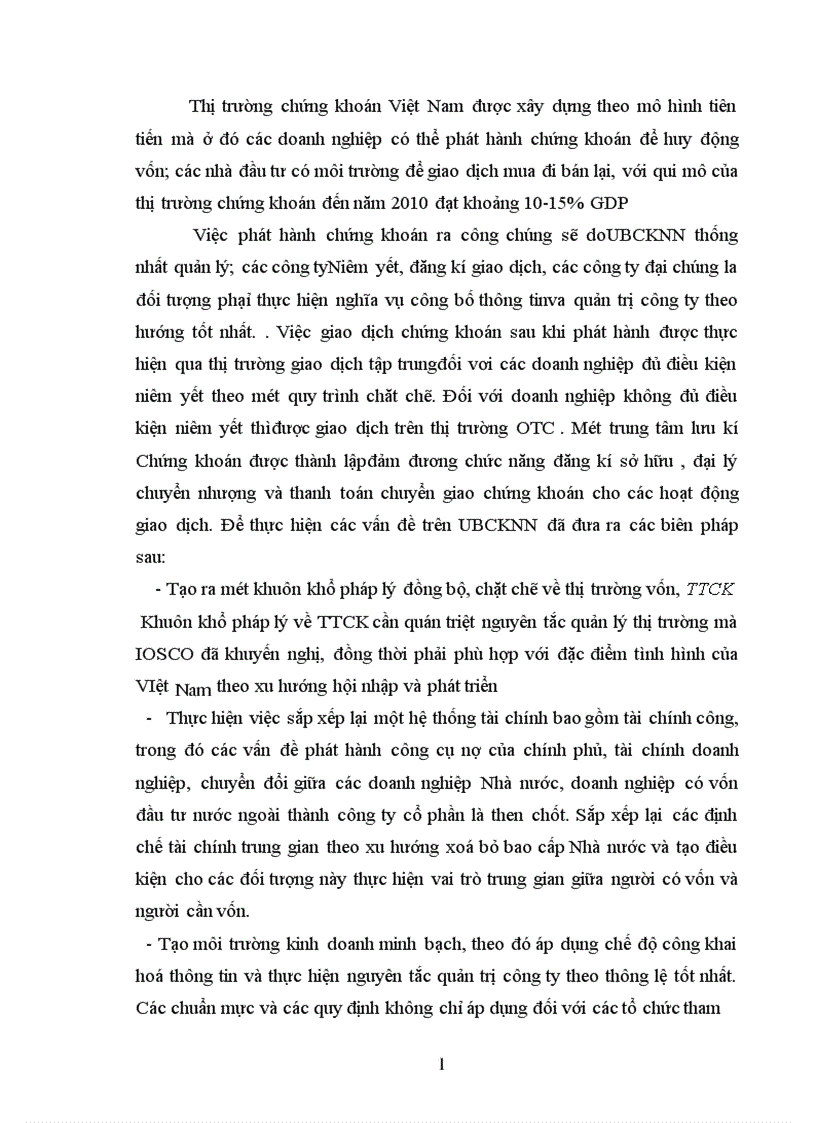image for page Thị trường chứng khoán và xu hướng phát triển thị trường chứng khoán Việt Nam trong thời gian tới 1