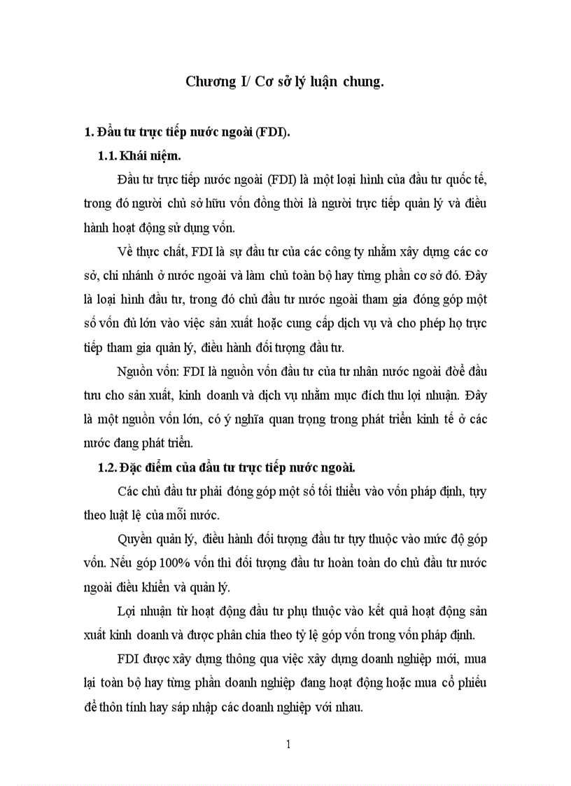 giải pháp về thu hút nguồn vốn FDI của Việt Nam trước xu thế hội nhập kinh tế thế giới 1