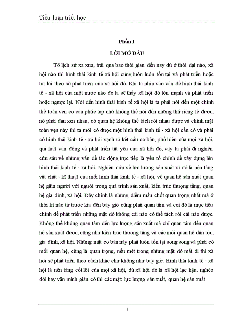 image for page Tiểu luận triết học 1