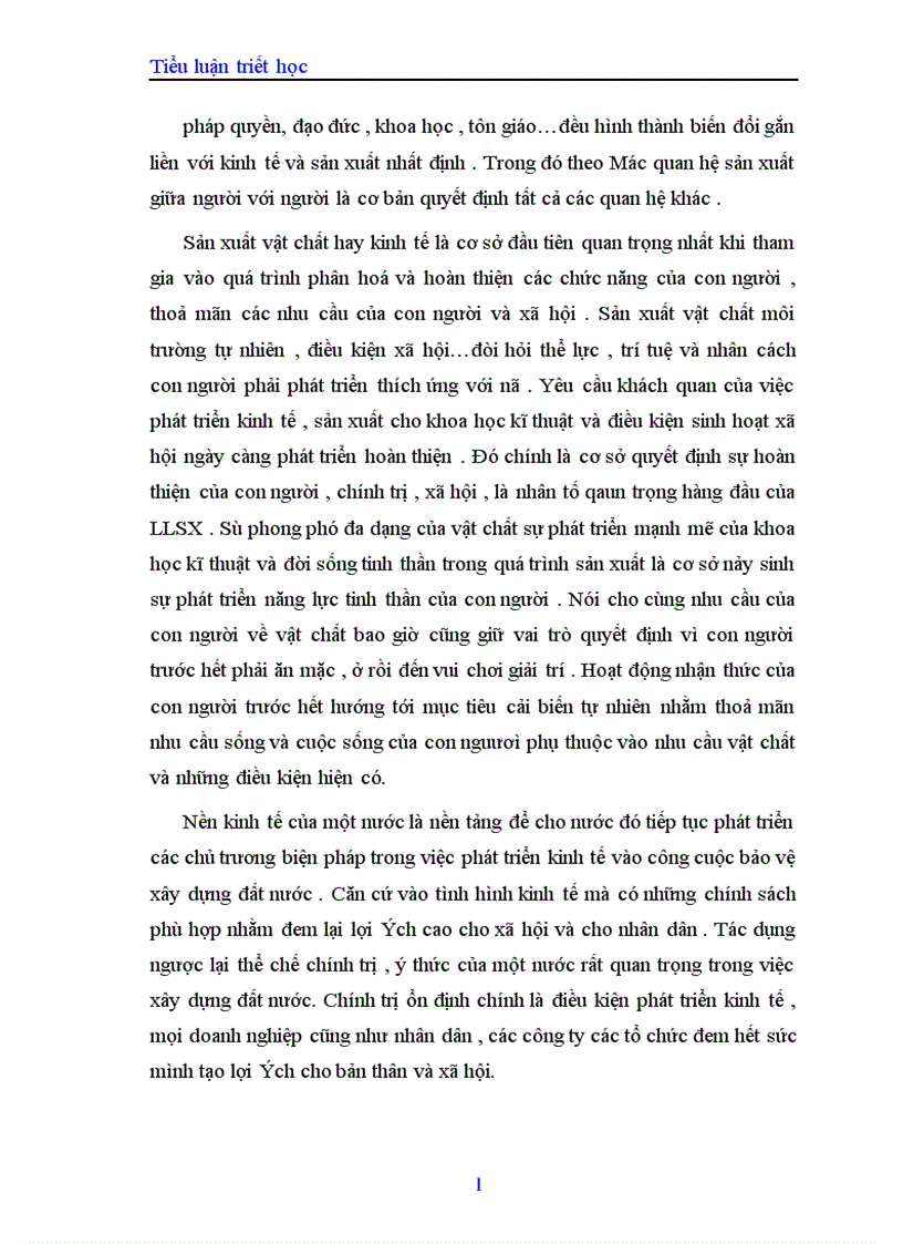 image for page Mối quan hệ biện chứng giữa vật chất và ý thức trong nền kinh tế nước ta hiện nay 1