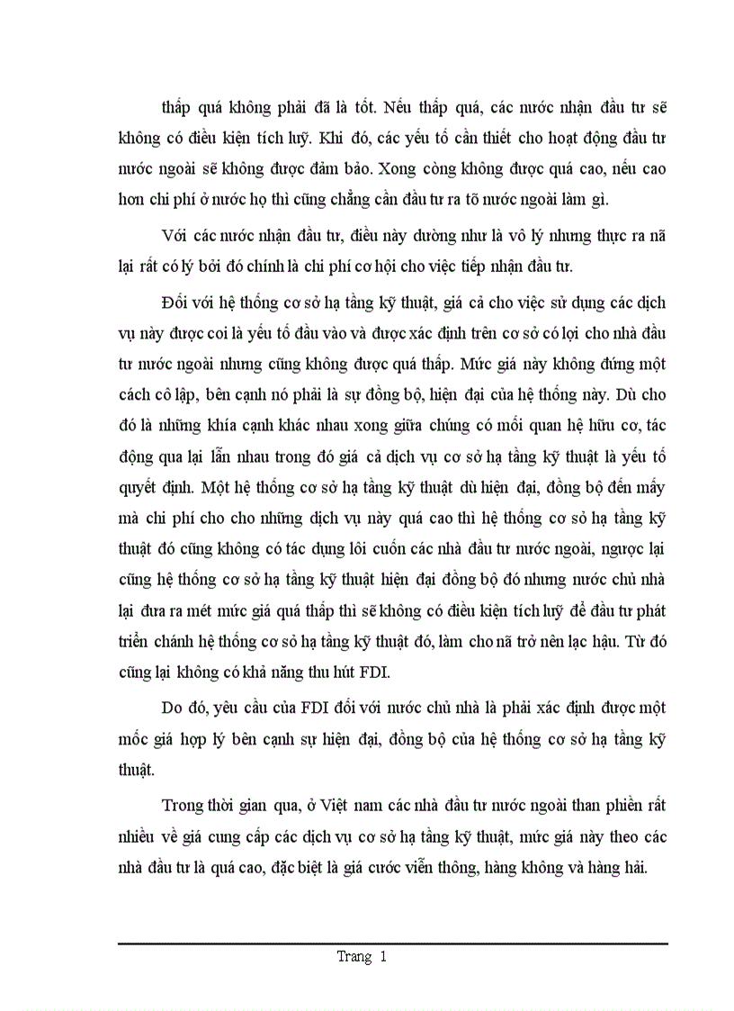 image for page Thực trạng đầu tư phát triển cơ sở hạ tầng kỹ thuật ở Việt Nam trong thời gian qua và một số giải pháp trong thời gian tới nhằm thu hút vốn đầu tư trực tiếp nước ngoài