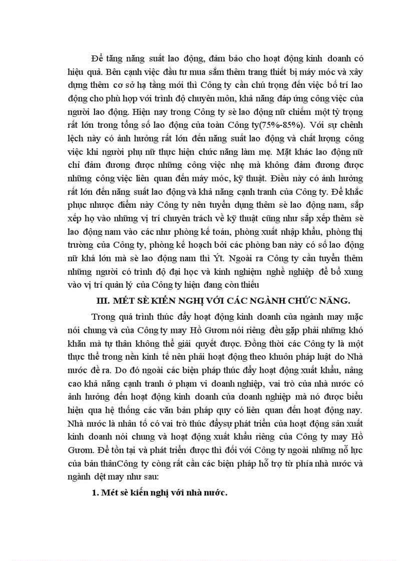 image for page Một số giải pháp nhằm nâng cao khả năng cạnh tranh của Công ty may Hồ Gươm