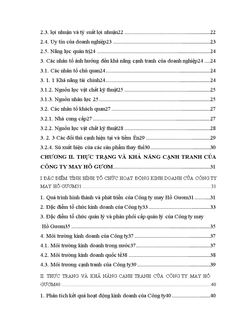 image for page Một số giải pháp nhằm nâng cao khả năng cạnh tranh của Công ty may Hồ Gươm