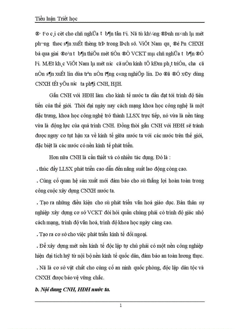 image for page Tiểu luận triết học 1