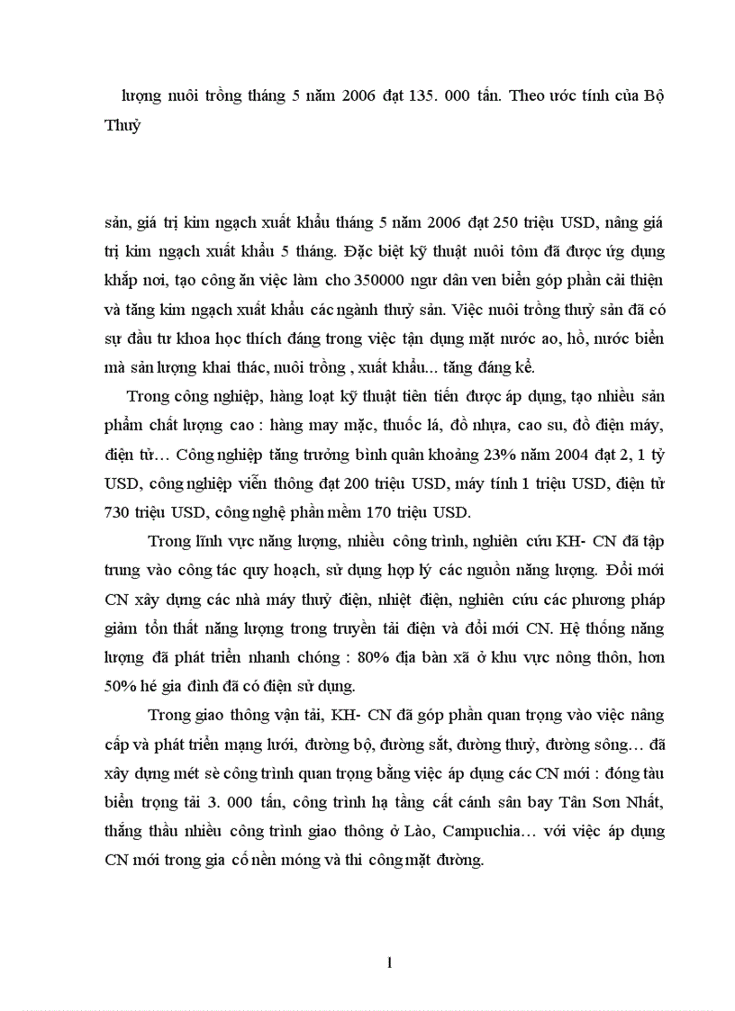 image for page Vai trò của khoa học công nghệ trong quá trình công nghiệp hoá hiện đại hoá ở nước ta 1