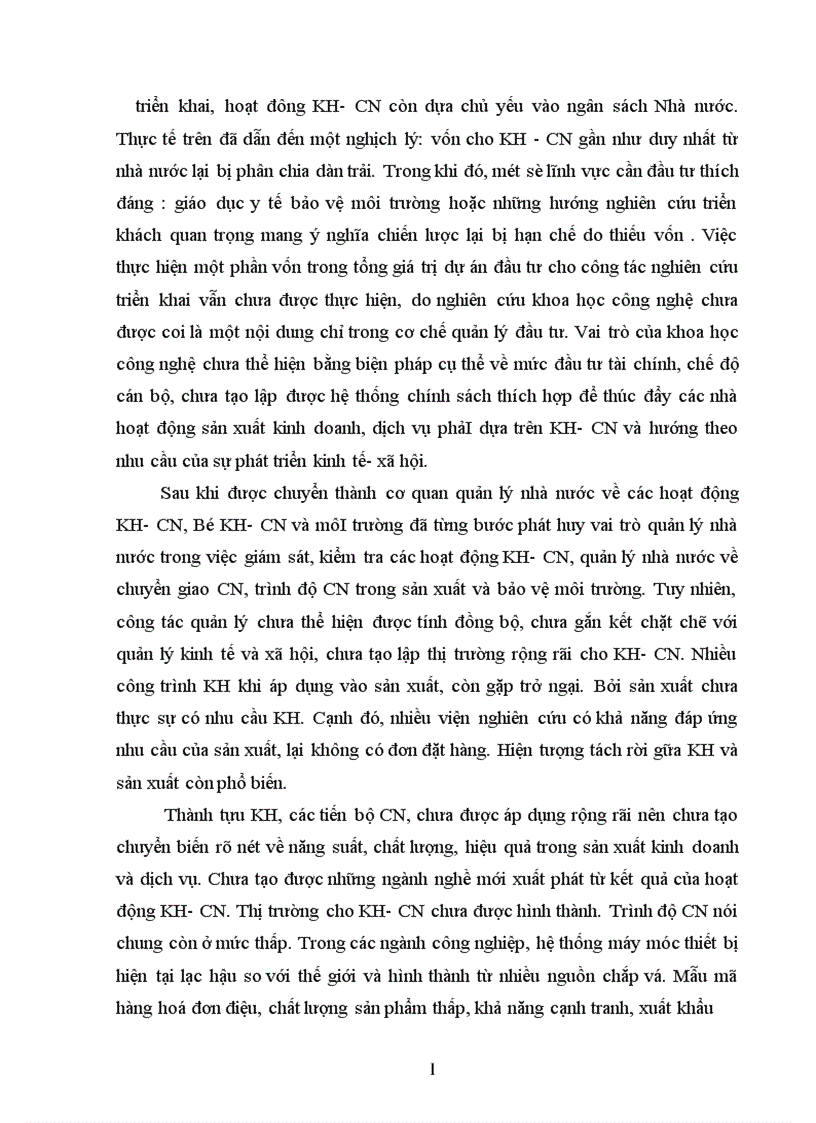 image for page Vai trò của khoa học công nghệ trong quá trình công nghiệp hoá hiện đại hoá ở nước ta 1