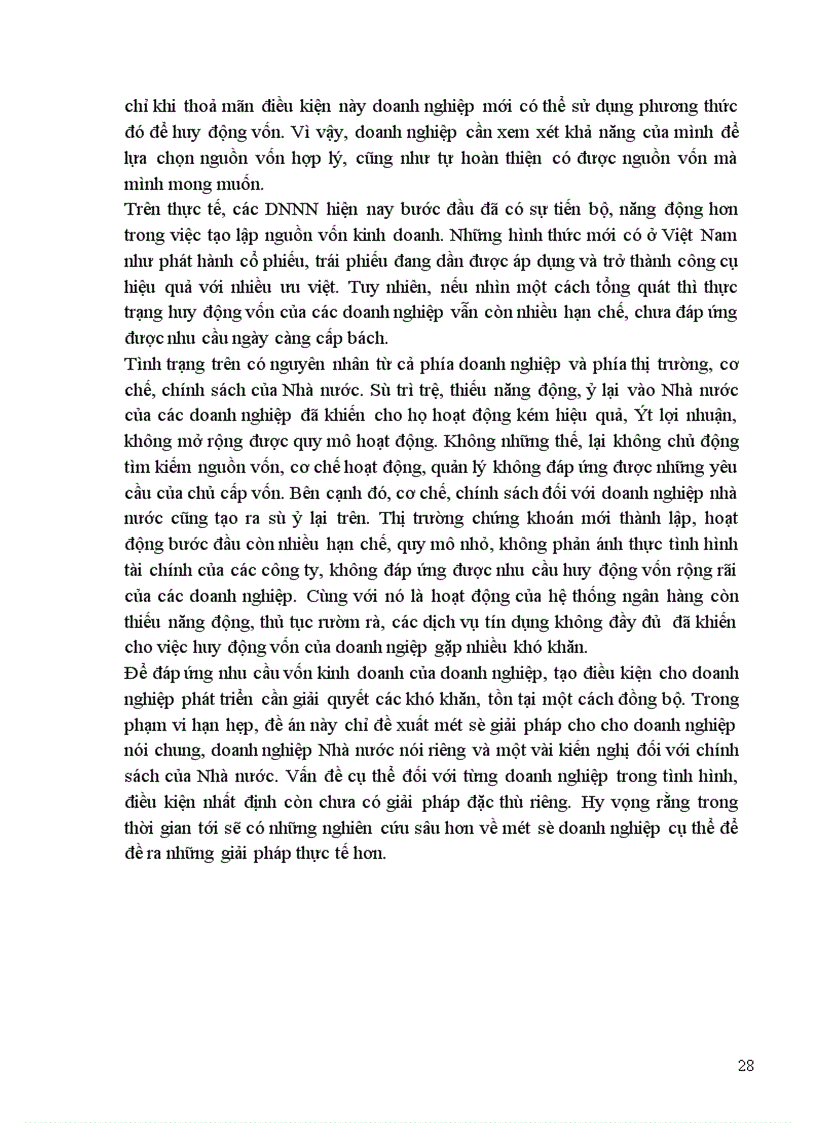 image for page thực trạng của các doanh nghiệp Nhà nước và quá trình áp dụng các phương thức huy động vốn hiện nay