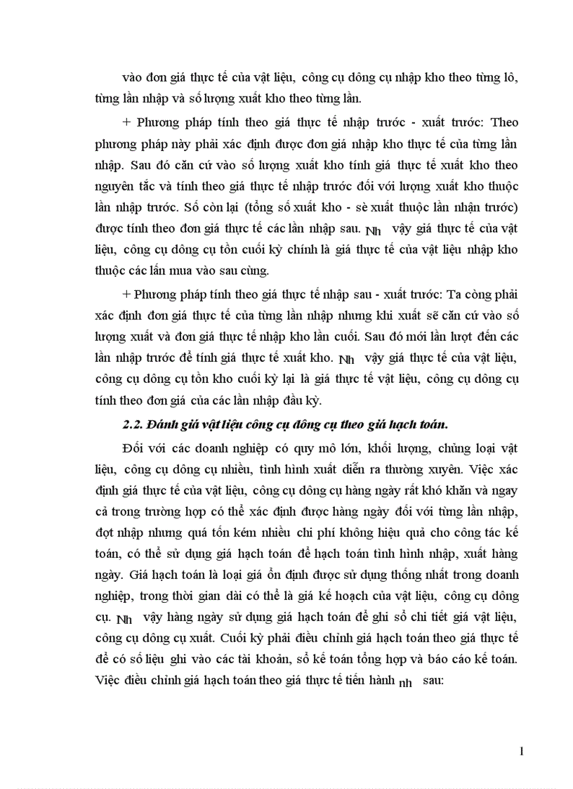 image for page Tổ chức công tác kế toán nguyên vật liệu công cụ dụng cụ ở công ty xây dựng số 19