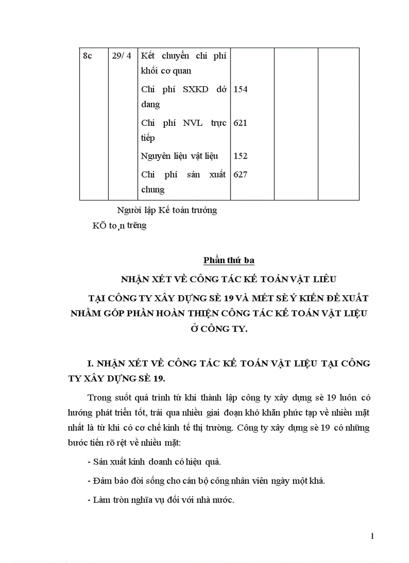 image for page Tổ chức công tác kế toán nguyên vật liệu công cụ dụng cụ ở công ty xây dựng số 19