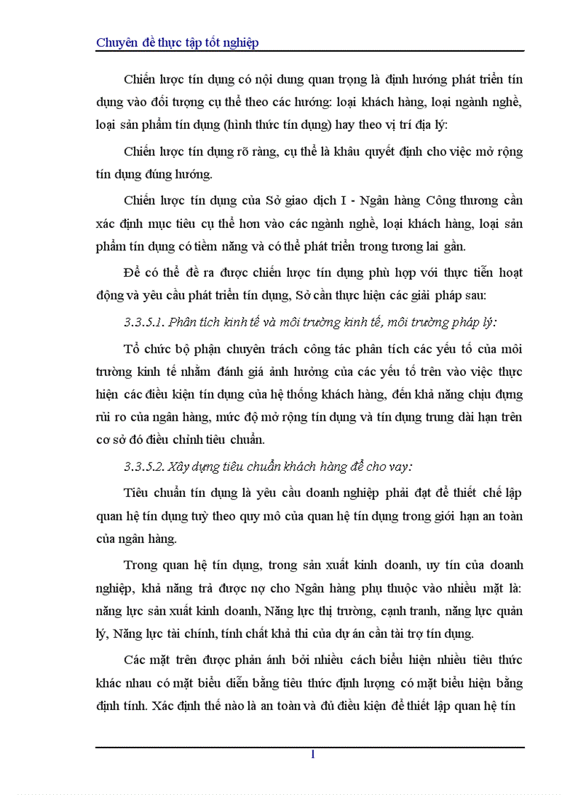 image for page Hoàn thiện nghiệp vụ cho vay của Sở giao dịch I Ngân hàng Công thương Việt Nam 1