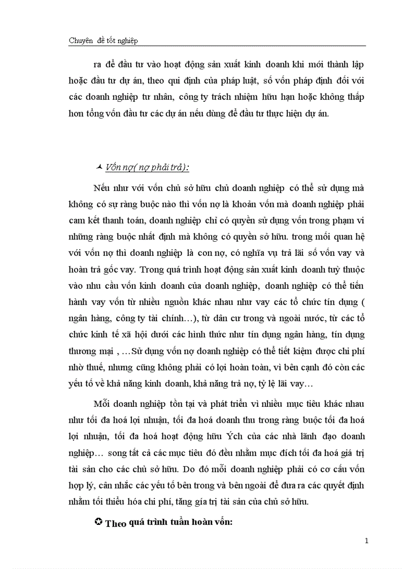 image for page Giải pháp chủ yếu tạo lập vốn cho hoạt động sản xuất kinh doanh ở Công ty cổ phần May Thăng Long 1