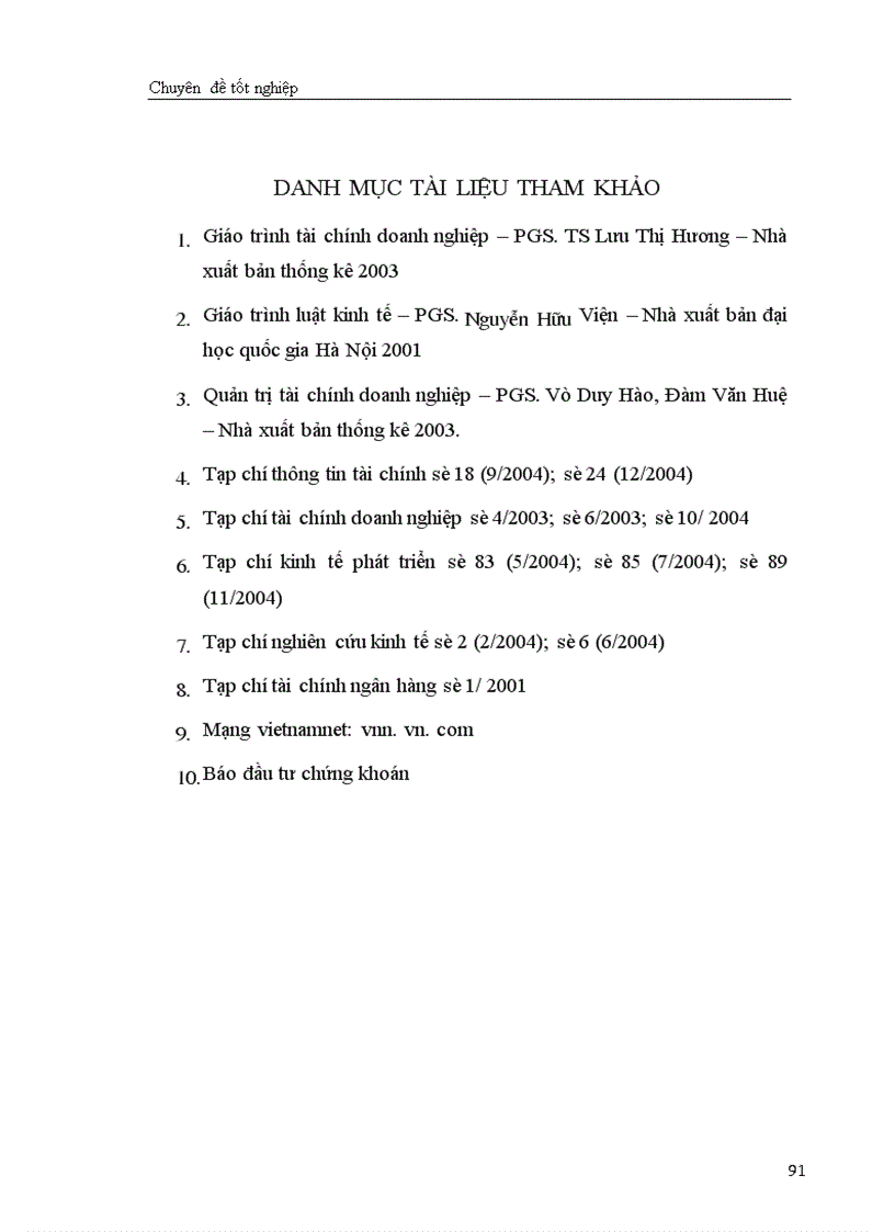 image for page Giải pháp chủ yếu tạo lập vốn cho hoạt động sản xuất kinh doanh ở Công ty cổ phần May Thăng Long 1