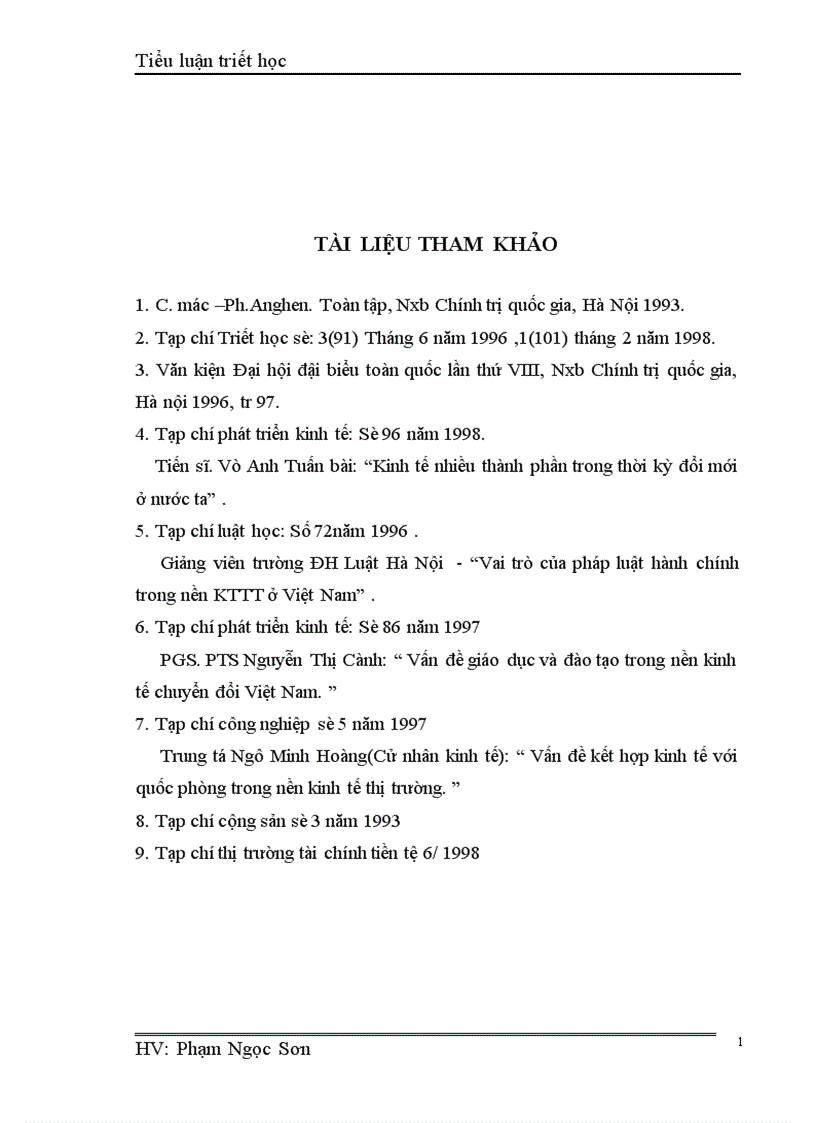 image for page Vận dụng quan điểm trong triết học Mác Lê Nin để phân tích quá trình chuyển đổi sang nền kinh tế thị trường ở Việt Nam