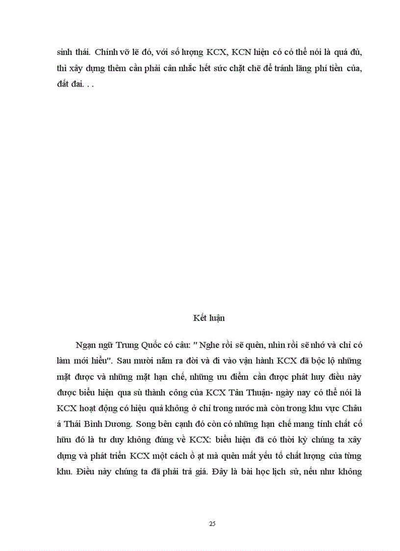 image for page KCX bài học kinh nghiệmtừ một số nước và chính sách phát triển của VN