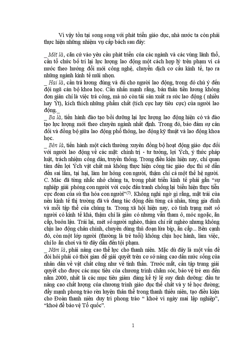 image for page phát triển giáo dục và đào tạo một yếu tố một cơ sở để con ngươi Việt Nam có thể thực hiện vai trò của mình