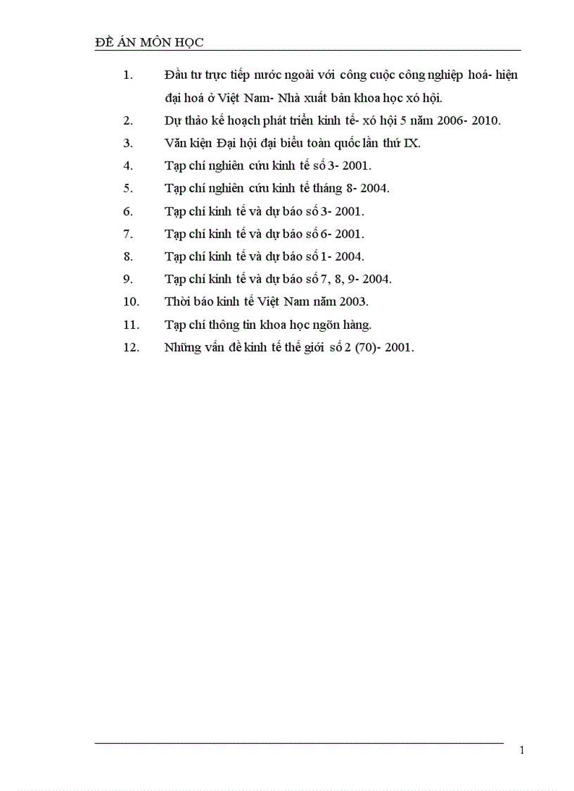 image for page Thực trạng và những giải pháp cơ bản thu hút vốn đầu tư trực tiếp nước ngoài FDI đáp ứng yêu cầu phát triển kinh tế Việt Nam giai đoạn 2001 2010 1