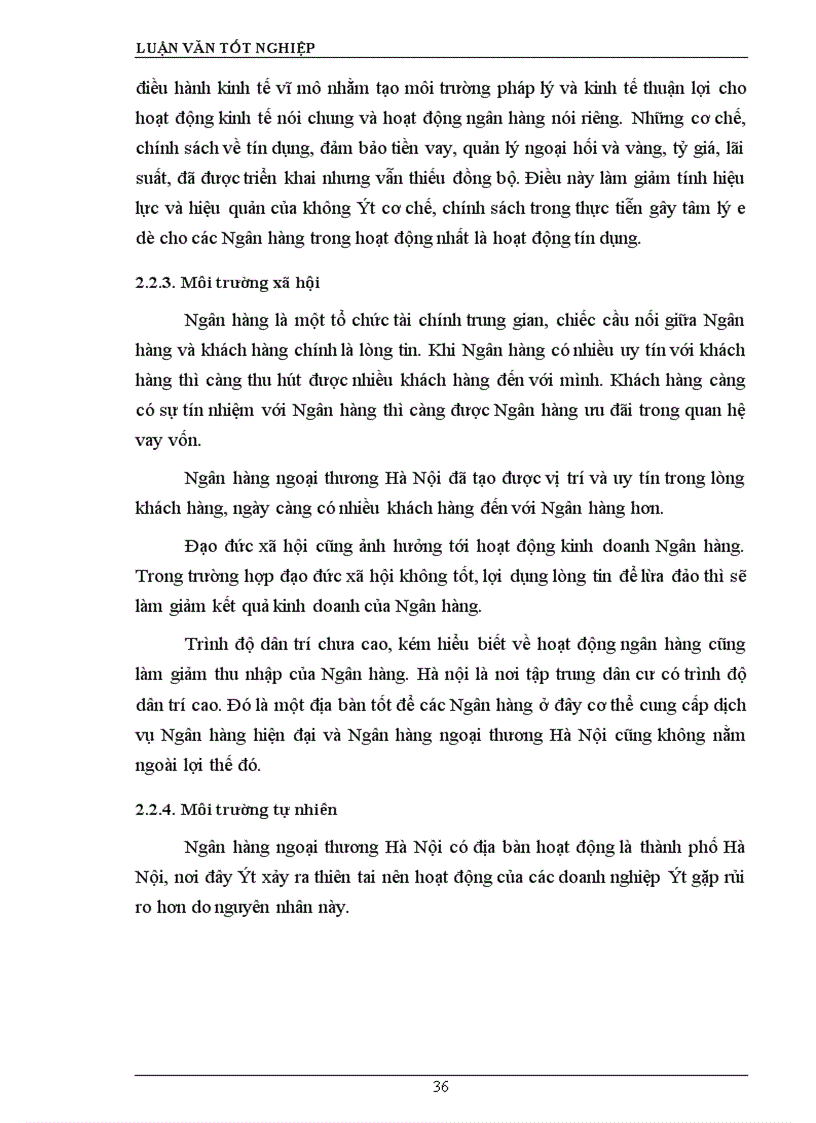 image for page Giải pháp nâng cao chất lượng tín dụng tại Ngân hàng Ngoại thương Hà Nội 1