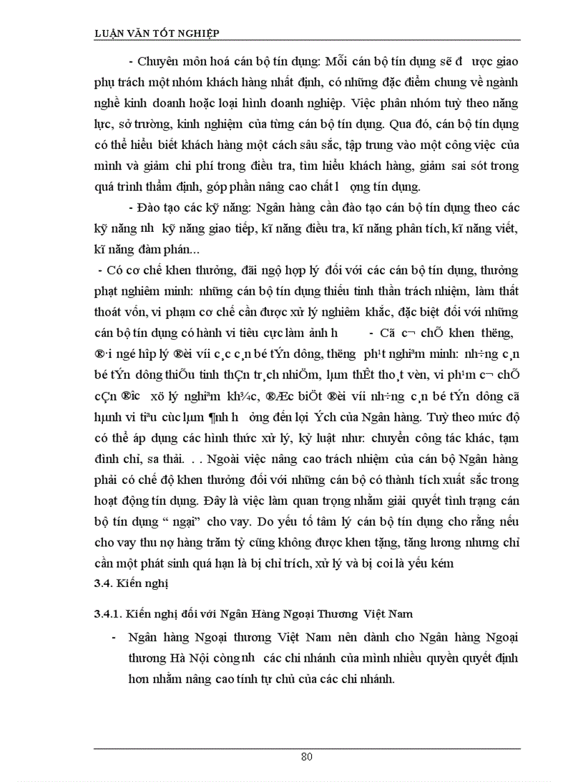 image for page Giải pháp nâng cao chất lượng tín dụng tại Ngân hàng Ngoại thương Hà Nội 1