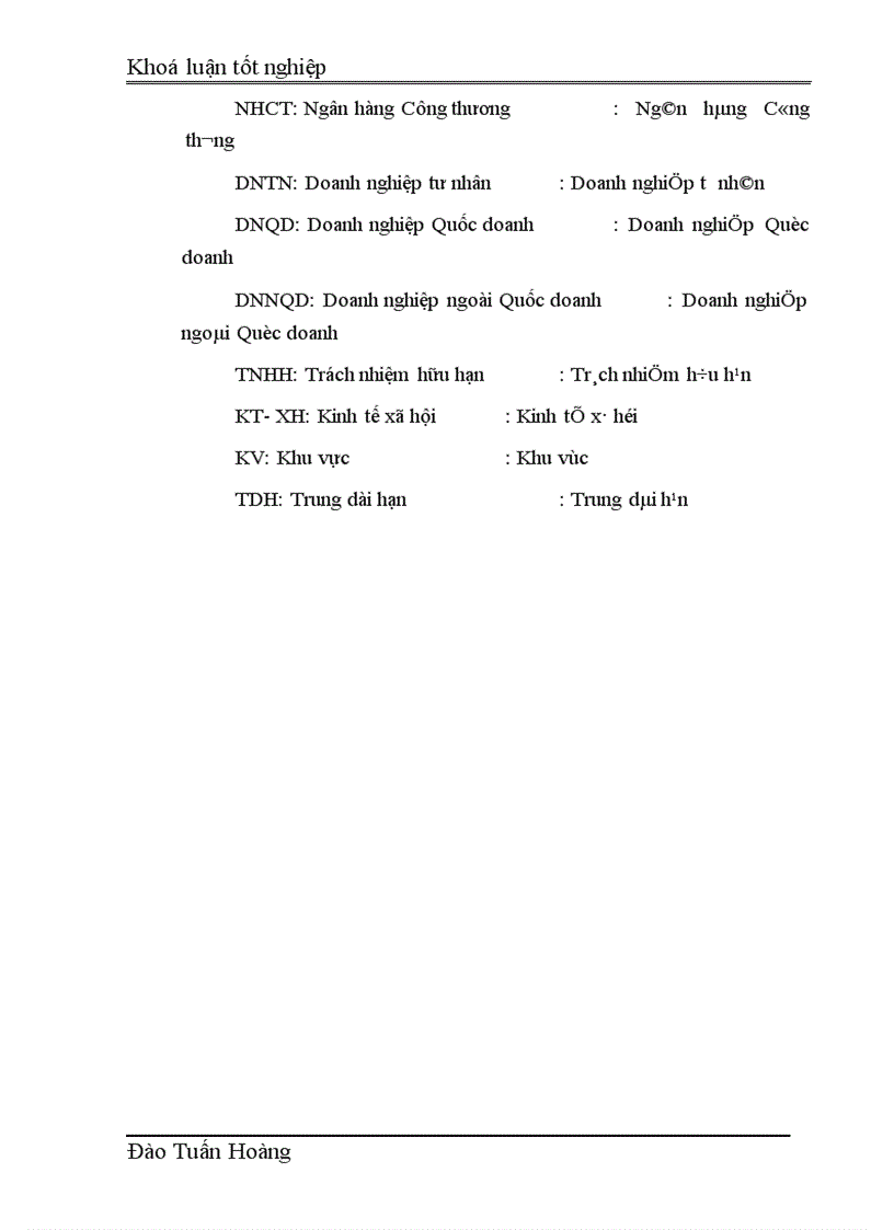 image for page Giải pháp nâng cao chất lượng cho vay trung và dài hạn tại Chi nhánh Ngân hàng Công thương khu vực Chương Dương 1