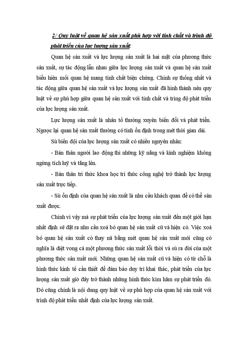 image for page Sự vận dụng quy luật của Công ty Bê tông và Xây Dựng Vĩnh Tuy vào sản xuất 1