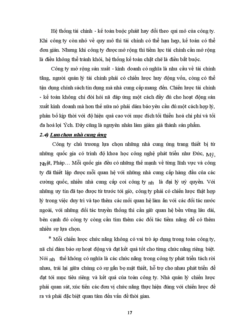 image for page Cơ cấu tổ chức và chiến lược kinh doanh của công ty xuất nhập khẩu vật tư kỹ thuật Rexco