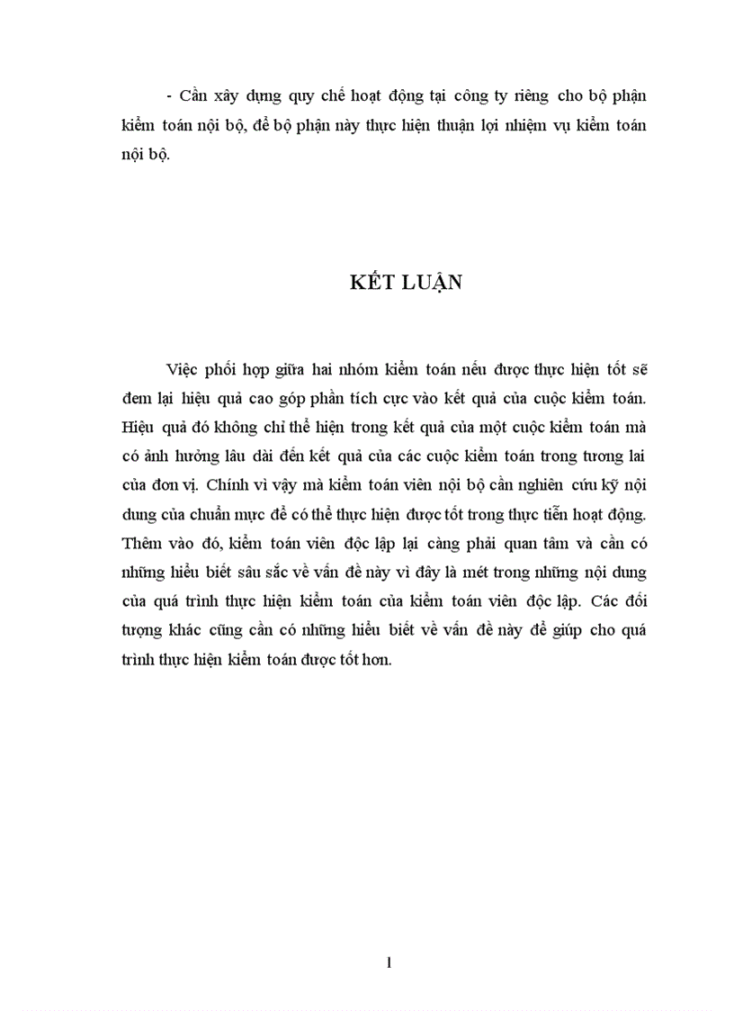 image for page Tìm hiểu việc kiểm toán viên độc lập sử dụng tư liệu của kiểm toán viên nội bộ trong kiểm toán tài chính