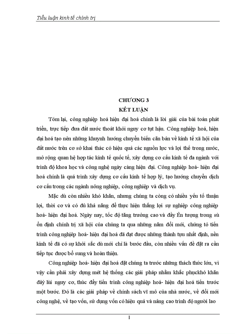 image for page Tính tất yếu và khách quan của quá trình công nghiệp hoá hiện đại hoá ở Việt Nam 1